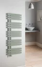 Egyenes radiátor, Sapho Silvana fürdőszobai radiátor 500x1236 mm, matt zöld IR154V