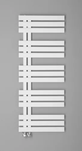 Egyenes radiátor, Sapho Silvana fürdőszobai radiátor 500x1236 mm, fehér IR161