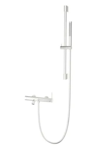 Kádtöltő csaptelep, Arezzo design Nova zuhanyszettel, szálcsiszolt nikkel AR-2104BN