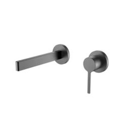   Falba süllyesztett csaptelep, Arezzo design Elegant mosdó csaptelep, gun metal AR-8095GM