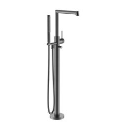   Kádtöltő csaptelep, Arezzo design Palmfield szabadonálló, gun metal AR-11007GM