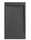 Zuhanytálca,Arezzo design Stone pala hatás,öntött márvány zuhanytálca,antracit 120x90 AR-DYT129LA