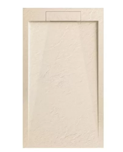 Zuhanytálca, Arezzo design Stone pala hatású,öntött márvány zuhanytálca,bézs 120x90 AR-DYT129LBG