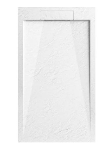 Zuhanytálca, Arezzo design Stone pala hatású,öntött márvány zuhanytálca,fehér 120x90 AR-DYT129LW