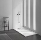 Zuhanytálca, Arezzo design Stone pala hatású,öntött márvány zuhanytálca,fehér 120x90 AR-DYT129LW