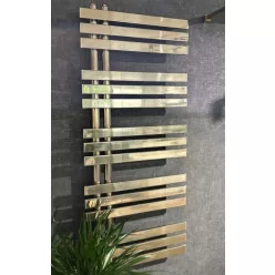  Egyenes radiátor, Arezzo design Horizont Shiny Gold Slim 1200x500 törölközőszárító AR-HS12050SGLE
