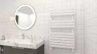 Egyenes radiátor, Arezzo design Flat White 800x500 törölközőszárítós radiátor AR-FW8050