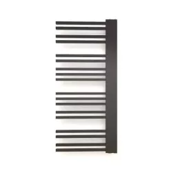   Egyenes radiátor, Arezzo design Blackline 1200x502 törölközőszárító radiátor AR-BL12050