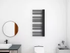 Egyenes radiátor, Arezzo design Blackline 1200x502 törölközőszárító radiátor AR-BL12050