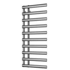   Egyenes radiátor, Arezzo design Tube Slim gun metal 1140x500 törölközőszárító AR-TGMS11050