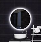 Fürdőszoba tükör, Arezzo design LED okos tükör 80 cm, kerek AR-3051