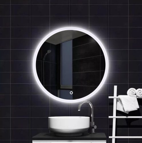 Fürdőszoba tükör, Arezzo design LED okos tükör 80 cm, kerek AR-3051