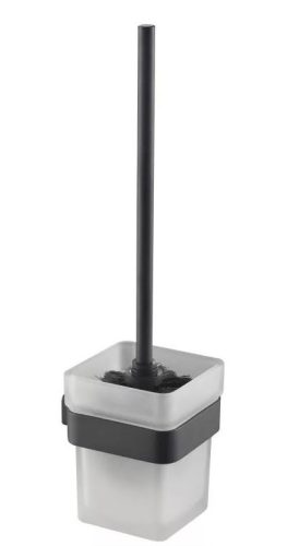 WC kefe tartó, Arezzo design Mono WC kefe tartó, fekete AR-120061B