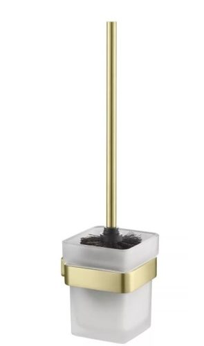 WC kefe tartó, Arezzo design Mono WC kefe tartó, szálcsiszolt arany AR-120061BG