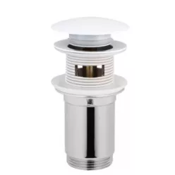   Lefolyó, Arezzo design Click-clack lefolyó, matt fehér AR-726MW