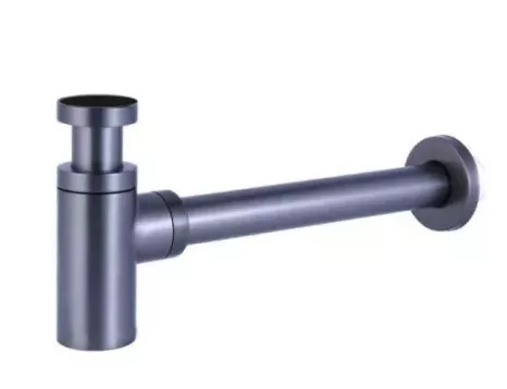 Mosdószifon, Arezzo design Round mosdószifon, gun metal AR-220GM