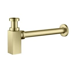   Mosdószifon, Arezzo design Square mosdószifon, szálcsiszolt arany AR-244G