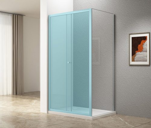 Oldalfal, Aqualine Ugga oldalfal, 80x185 cm, átlátszó üveggel ATP80