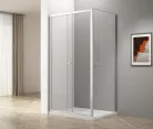 Zuhanykabin, Aqualine Ugga zuhanykabin 100x80 cm, átlátszó üveggel ATS100-01