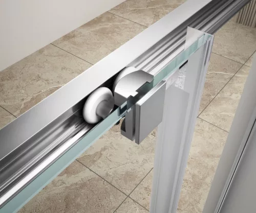 Zuhanykabin, Aqualine Ugga zuhanykabin 100x80 cm, átlátszó üveggel ATS100-01