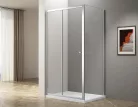 Zuhanykabin, Aqualine Ugga zuhanykabin 110x90 cm, átlátszó üveggel ATS110-02