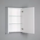 Felső szekrény, Aqualine Deneb tükrös szekrény 50x70x18 cm, matt fehér DN050
