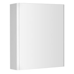   Felső szekrény, Aqualine Deneb tükrös szekrény 60x70x18 cm, matt fehér DN060