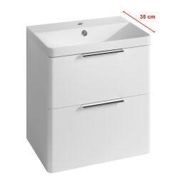   Alsó szekrény, Aqualine Deneb mosdótartó szekrény 50,5x55x43,5 cm, matt fehér DN254