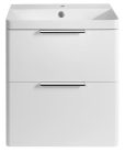 Alsó szekrény, Aqualine Deneb mosdótartó szekrény 50,5x55x43,5 cm, matt fehér DN254