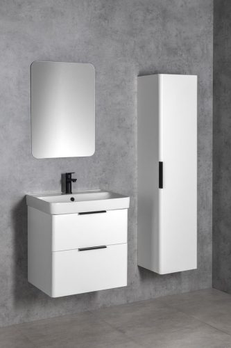 Alsó szekrény, Aqualine Deneb mosdótartó szekrény 56,5x55x43,5 cm, matt fehér DN260