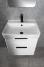 Alsó szekrény, Aqualine Deneb mosdótartó szekrény 56,5x55x43,5 cm, matt fehér DN260
