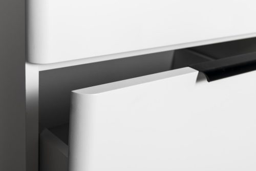 Alsó szekrény, Aqualine Deneb mosdótartó szekrény 56,5x55x43,5 cm, matt fehér DN260