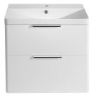 Alsó szekrény, Aqualine Deneb mosdótartó szekrény 60,5x55x34,5 cm, matt fehér DN264
