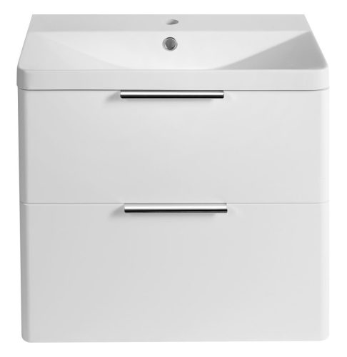 Alsó szekrény, Aqualine Deneb mosdótartó szekrény 60,5x55x34,5 cm, matt fehér DN264