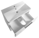 Alsó szekrény, Aqualine Deneb mosdótartó szekrény 60,5x55x34,5 cm, matt fehér DN264