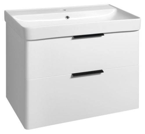 Alsó szekrény, Aqualine Deneb mosdótartó szekrény 77,3x55x43,5 cm, matt fehér DN280