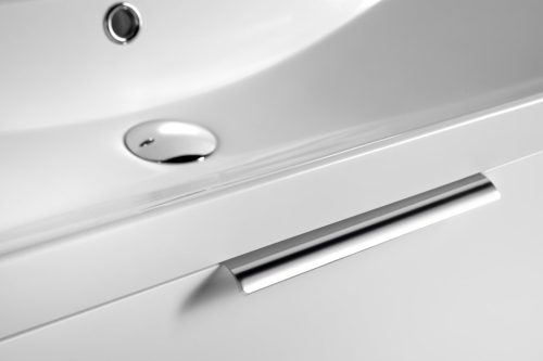 Alsó szekrény, Aqualine Deneb mosdótartó szekrény 80,5x55x39,4 cm, matt fehér DN284