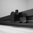 Zuhanykabin, Sapho Polysan Easy Line Black szögletes zuhanykabin, matt fekete 80x80 EL5215B