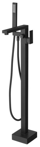 Kádtöltő csaptelep, Sapho Cubemix szabadonálló kádtöltő csaptelep, matt fekete CM021B