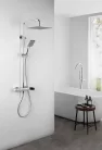 Zuhanyszett, Sapho Cubemix zuhanyoszlop csapteleppel, króm CM139