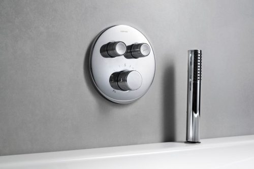 Falba süllyesztett csaptelep, Sapho Smartselect termosztatikus, 2 irányú, króm RP032