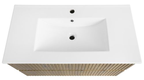 Alsó szekrény, Aqualine Paneda Strip mosdótartó szekrény, 89,5x55x45,2cm, emporio tölgy PN390