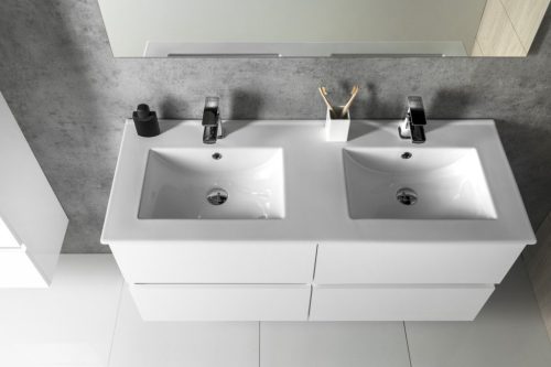 Alsó szekrény, Aqualine Paneda mosdótartó szekrény, 119x55x45,2 cm PN212