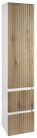 Fali szekrény, Aqualine Paneda Strip jobbos/balos 35x165x31 cm, emporio tölgy PN265