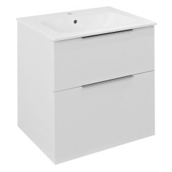   Alsó szekrény, Sapho Cirasa mosdótartó szekrény 59,3x64x46cm, fényes fehér CR601-3030