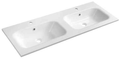 Mosdó, Sapho Sidra öntött márvány duplamosdó 121x46 cm SD121