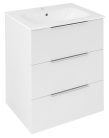 Alsó szekrény, Sapho Cirasa mosdótartó szekrény 59,2x75x46 cm fényes fehér CR631-3030