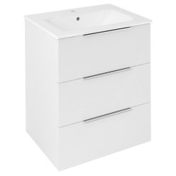   Alsó szekrény, Sapho Cirasa mosdótartó szekrény 59,2x75x46 cm fényes fehér CR631-3030