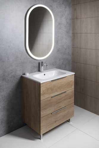 Alsó szekrény, Sapho Cirasa mosdótartó szekrény 59,2x75x46 cm fényes fehér CR631-3030