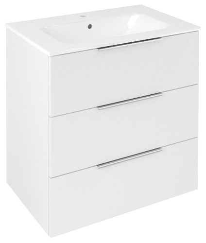 Alsó szekrény, Sapho Cirasa mosdótartó szekrény 69,8x75x46 cm fényes fehér CR731-3030